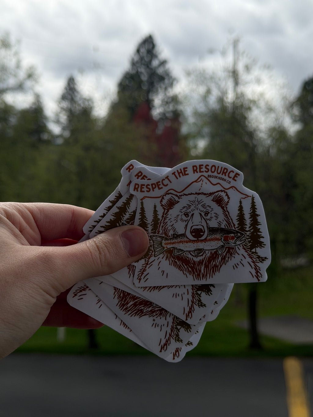 Respect the resource sticker