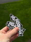 Brookhorn trout sticker