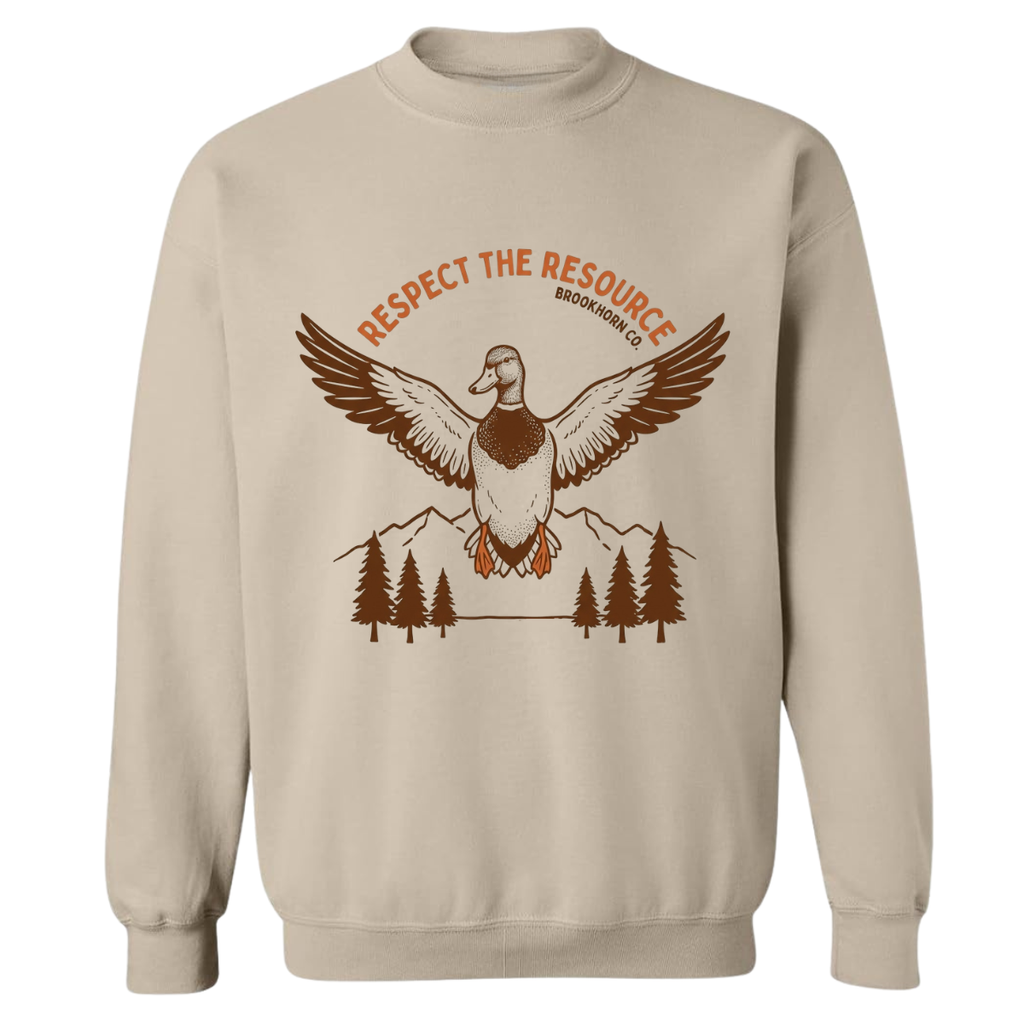 Respect the resource sweatshirt