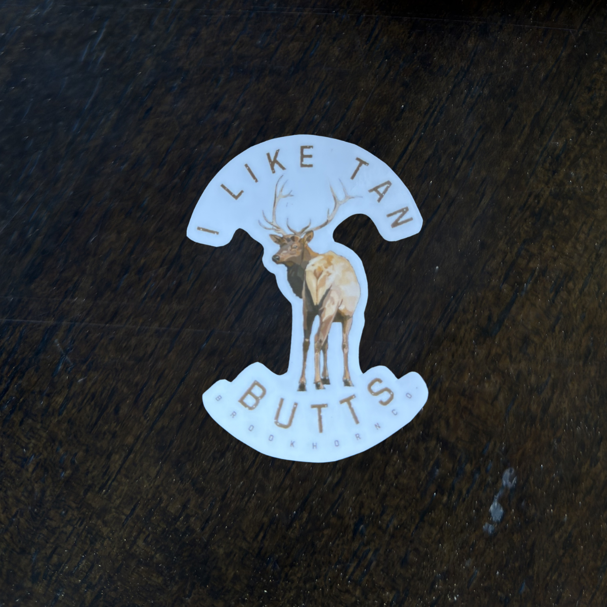 Tan butts sticker